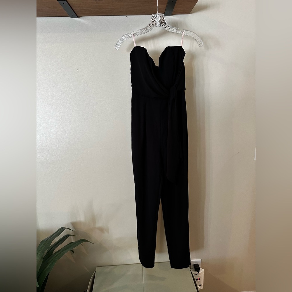 NWOT Forever 21 Black Strapless Jumpsuit